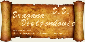 Dragana Dišljenković vizit kartica
